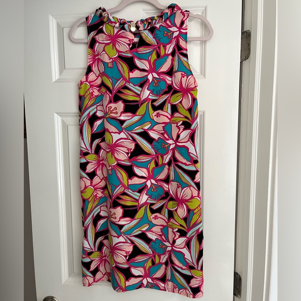 Excellent Tracy Negoshian Sleeveless Shift Summer Party, Vacation Cocktail Dress - Picture 7 of 12